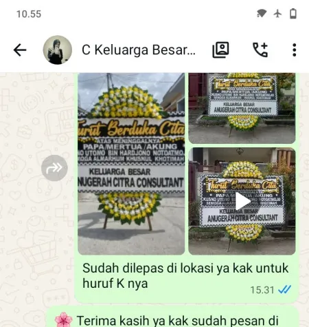 Pengiriman Papan Bunga Duka Gunungtua Cijambe
